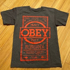 Obey Graphic Tee ~ Mens Small